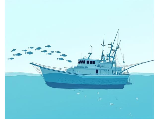 目的魚種のみを選別して漁獲する革新的な漁網の仕組みの図解